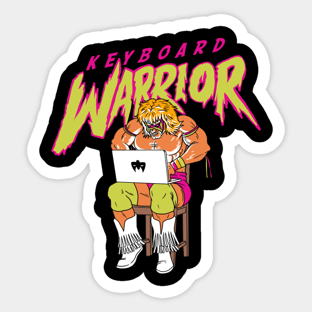 KEYBOARD WARRIOR Sticker by art of gaci